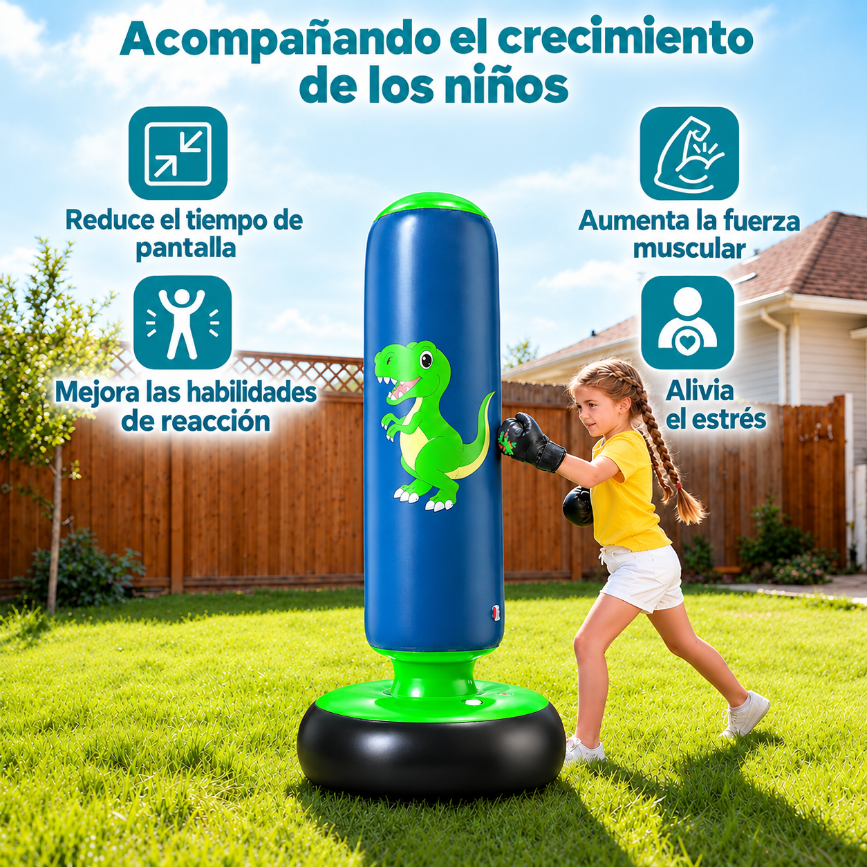 KidForce™ - Saco de Boxeo Infantil
