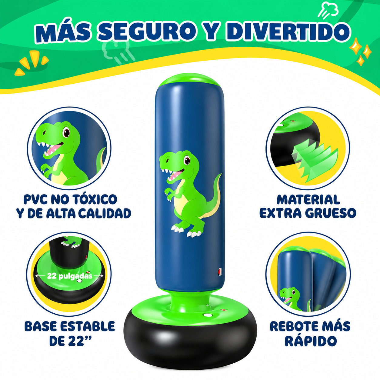 KidForce™ - Saco de Boxeo Infantil